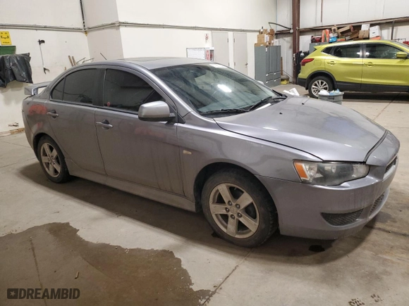 2013 Mitsubishi Lancer SE with VIN JA32V2FW4DU610269, listed as a Copart auction lot 87087934 with 254,707 mi miles and Salvage Title. Bid and sale history available at carsss.com. Image 4.