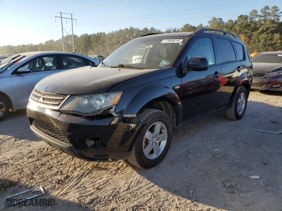 2008 Mitsubishi Outlander ES with VIN JA4LS21W88Z020181, listed as a Copart auction lot 77969614 with 151,182 mi miles and Salvage Title. Bid and sale history available at carsss.com. Image 1.