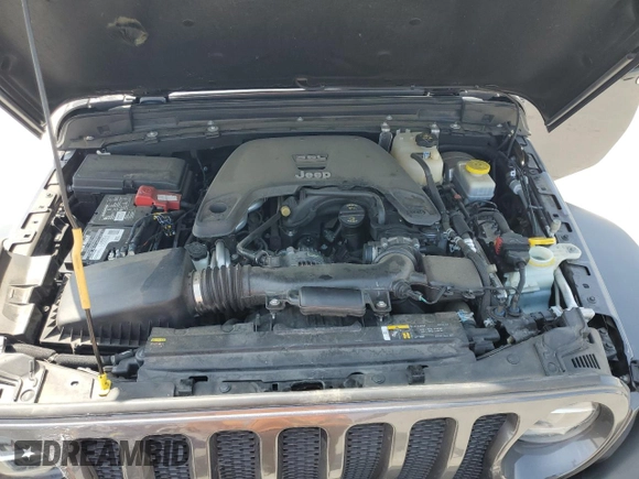 2020 Jeep Wrangler Unlimited Sport S z VIN 1C4HJXDG1LW340016, wystawiony jako Copart lot #56994965 z przebiegiem 38 259 mil mil oraz Szkoda całkowita • Salvage title. Historia ofert i sprzedaży dostępna na DreamBid. Obrazek 12.