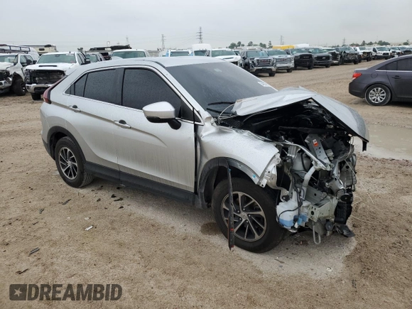 2022 Mitsubishi Eclipse Cross ES with VIN JA4ATUAA5NZ030277, listed as a Copart auction lot 54392625 with 67,428 mi miles and Salvage title. Bid and sale history available at DreamBid. Image 4.