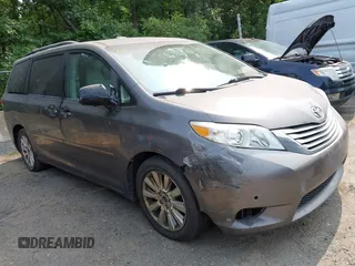 2011 Toyota Sienna XLE AAS with VIN 5TDYK3DCXBS136414, listed as a IAAI auction lot 42410385 with 248,838 mi miles and . Bid and sale history available at DreamBid. Image 1.