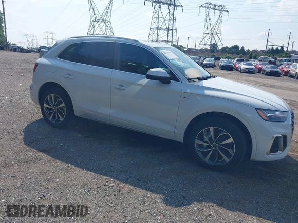 2022 Audi Q5 S line Premium Plus с VIN WA1EAAFY5N2054700, выставлен на аукционе IAAI как лот 42475142 с пробегом 42 148 миль миль и . История ставок и продаж доступна на DreamBid. Изображение 1.