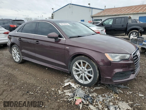 2015 Audi A3 2.0T Prestige with VIN WAUKFGFF9F1042727, listed as a Copart auction lot 48142764 with 98,712 mi miles. Bid and sale history available at carsss.com. Image 4.