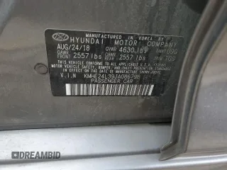 2018 Hyundai Sonata Hybrid SE with VIN KMHE24L39JA086798, listed as a Copart auction lot 42419605 with 93,847 mi miles and Clean Title. Bid and sale history available at carsss.com. Image 13.