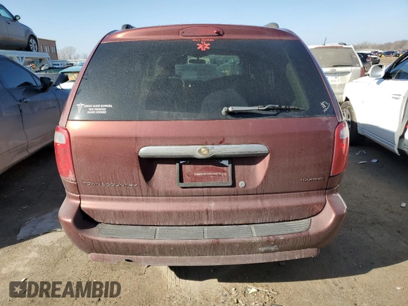 2007 Chrysler Town & Country Touring with VIN 2A4GP54LX7R361418, listed as a Copart auction lot 44330715 with Not Provided miles and Salvage Title. Bid and sale history available at DreamBid. Image 6.