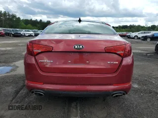 2013 Kia Optima EX z VIN 5XXGN4A72DG245695, wystawiony jako Copart lot #57225035 z przebiegiem 80 005 mil mil oraz Szkoda całkowita • Salvage title. Historia ofert i sprzedaży dostępna na DreamBid. Obrazek 6.