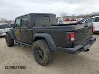 2022 Jeep Gladiator Sport S z VIN 1C6HJTAG8NL125550, wystawiony jako Copart lot #50255805 z przebiegiem Nie podano mil oraz Szkoda całkowita • Salvage title. Historia ofert i sprzedaży dostępna na DreamBid. Obrazek 2.