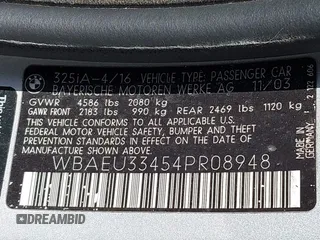 2004 BMW 3 Series 325xi with VIN WBAEU33454PR08948, listed as a IAAI auction lot 42149029 with 100,845 mi miles and . Bid and sale history available at DreamBid. Image 9.
