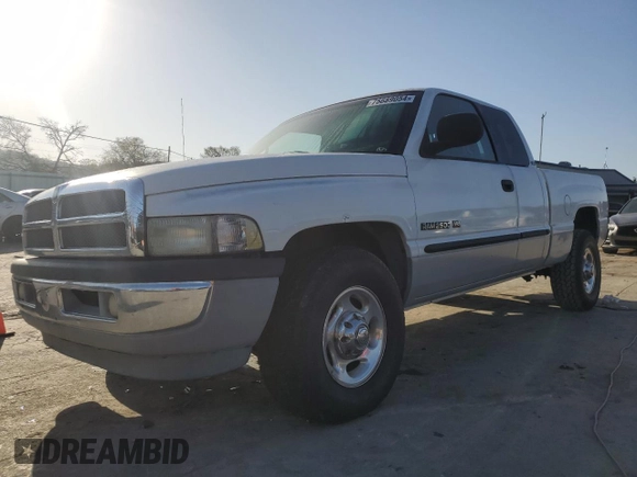 2000 Dodge Ram 2500 with VIN 3B7KC23Z6YG154595, listed as a Copart auction lot 75689054 with 332,564 mi miles and Salvage Title. Bid and sale history available at carsss.com. Image 1.