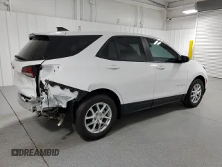 2024 Chevrolet Equinox LS with VIN 3GNAXHEGXRL161340, listed as a Copart auction lot 55029395 with 23,935 mi miles and Clean Title. Bid and sale history available at DreamBid. Image 3.