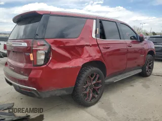2022 Chevrolet Tahoe LT z VIN 1GNSCNKD8NR107255, wystawiony jako Copart lot #49085035 z przebiegiem Nie podano mil oraz Szkoda całkowita • Salvage title. Historia ofert i sprzedaży dostępna na DreamBid. Obrazek 3.