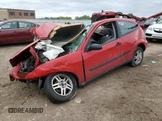 2000 Ford Focus ZX3 with VIN 3FAFP3131YR246170, listed as a Copart auction lot 54679735 with Not provided miles and Salvage title. Bid and sale history available at DreamBid. Image 1.