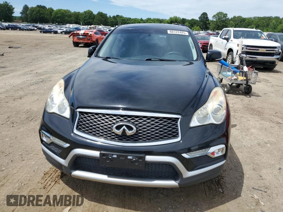 2017 Infiniti QX50 with VIN JN1BJ0RP8HM384476, listed as a Copart auction lot 60122425 with 117,307 mi miles and Clean title. Bid and sale history available at DreamBid. Image 5.