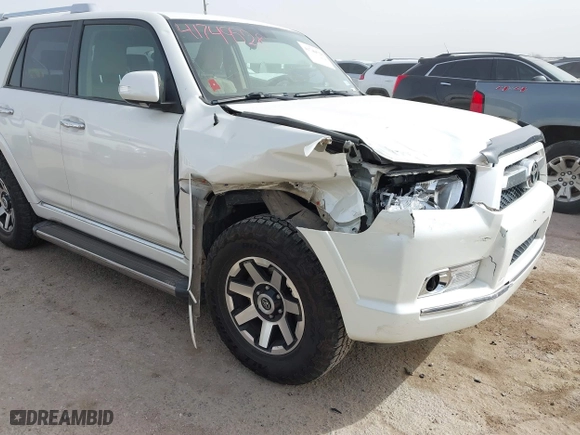 2010 Toyota 4Runner SR5 with VIN JTEZU5JR8A5010331, listed as a IAAI auction lot 41749528 with 224,339 mi miles. Bid and sale history available at carsss.com. Image 6.