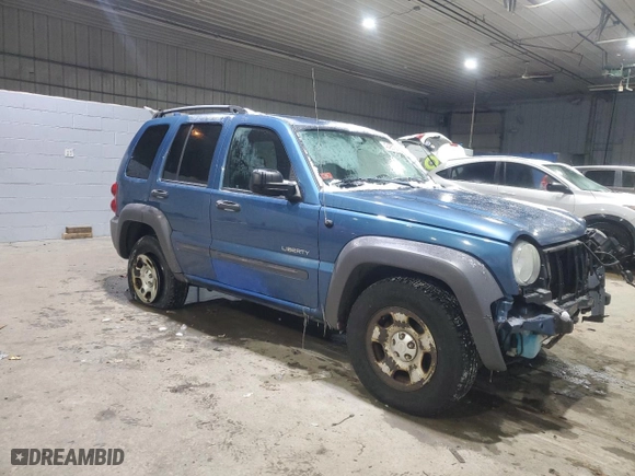 2004 Jeep Liberty Sport with VIN 1J4GL48K64W248754, listed as a Copart auction lot 42486705 with 157,810 mi miles and Salvage Title. Bid and sale history available at carsss.com. Image 4.