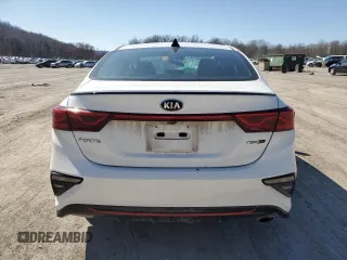 2021 Kia Forte GT-Line with VIN 3KPF34AD9ME278323, listed as a Copart auction lot 49535155 with 25,212 mi miles and Salvage Title. Bid and sale history available at carsss.com. Image 6.