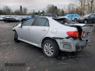 2009 Toyota Corolla with VIN 1NXBU40E29Z108900, listed as a Copart auction lot 85593854 with Not Provided miles and Salvage Title. Bid and sale history available at carsss.com. Image 2.