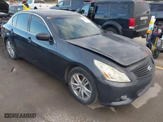 2012 Infiniti G37 Sedan Journey with VIN JN1CV6AP4CM627295, listed as a IAAI auction lot 41270651 with 1 mi miles. Bid and sale history available at carsss.com. Image 1.