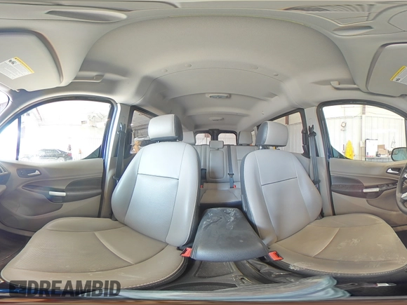 2014 Ford Transit Connect XLT with VIN NM0GS9F76E1154695, listed as a Copart auction lot 59864405 with 37,290 mi miles and Non repairable. Bid and sale history available at DreamBid. Image 16.