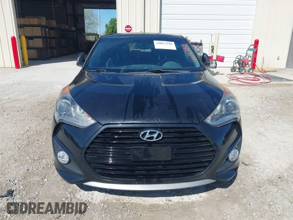 2013 Hyundai Veloster Turbo w/Black Int with VIN KMHTC6AE8DU175611, listed as a IAAI auction lot 42057549 with 137,929 mi miles. Bid and sale history available at carsss.com. Image 6.