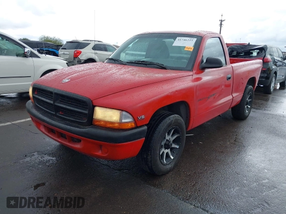 1998 Dodge Dakota SLT with VIN 1B7FL26X4WS650092, listed as a IAAI auction lot 41746225 with 207,706 mi miles and . Bid and sale history available at DreamBid. Image 17.