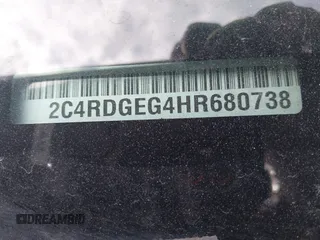 2017 Dodge Grand Caravan GT with VIN 2C4RDGEG4HR680738, listed as a IAAI auction lot 42104067 with 186,705 mi miles and . Bid and sale history available at DreamBid. Image 9.