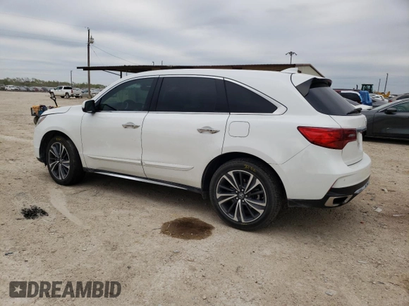 2020 Acura MDX w/Technology Pkg with VIN 5J8YD4H53LL052628, listed as a Copart auction lot 45430543 with 10,912 mi miles. Bid and sale history available at carsss.com. Image 2.