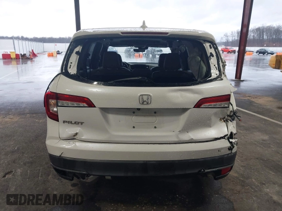 2021 Honda Pilot EX-L with VIN 5FNYF5H57MB022843, listed as a IAAI auction lot 41186957 with 57,836 mi miles. Bid and sale history available at carsss.com. Image 16.