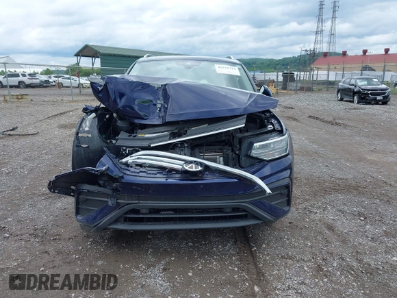2022 Volkswagen Tiguan SE z VIN 3VV2B7AX2NM174360, wystawiony jako IAAI lot #42535724 z przebiegiem 34 723 mil mil oraz . Historia ofert i sprzedaży dostępna na DreamBid. Obrazek 13.
