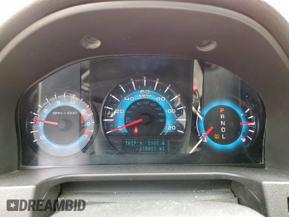 2010 Ford Fusion SE with VIN 3FAHP0HAXAR416382, listed as a Copart auction lot 56927405 with 215,807 mi miles and Salvage title. Bid and sale history available at DreamBid. Image 9.