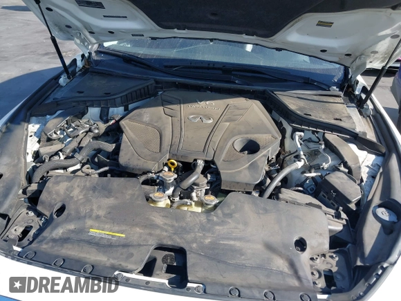 2020 Infiniti Q50 Edition 30 with VIN JN1EV7APXLM202808, listed as a IAAI auction lot 41988781 with 85,233 mi miles and . Bid and sale history available at DreamBid. Image 10.
