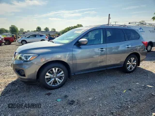 2018 Nissan Pathfinder SV z VIN 5N1DR2MM5JC635162, wystawiony jako Copart lot #62391665 z przebiegiem 111 490 mil mil oraz Szkoda całkowita • Salvage title. Historia ofert i sprzedaży dostępna na DreamBid. Obrazek 1.
