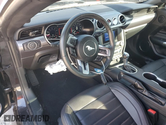 2023 Ford Mustang Mach 1 with VIN 1FA6P8R07P5501641, listed as a Copart auction lot 85503074 with 15,331 mi miles and Salvage title. Bid and sale history available at DreamBid. Image 8.