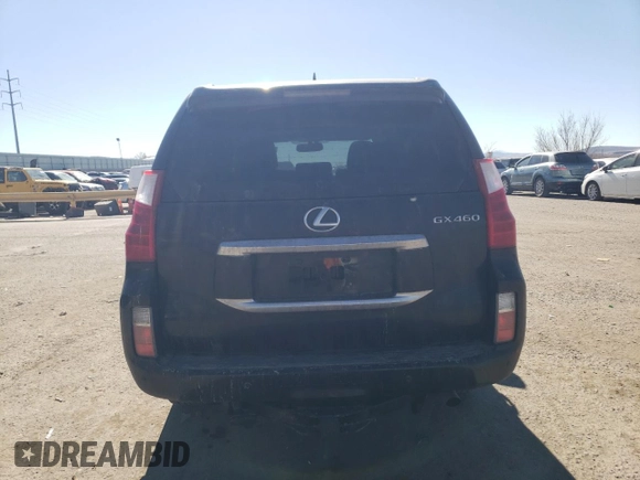 2013 Lexus GX 460 with VIN JTJBM7FX6D5055679, listed as a Copart auction lot 42048255 with 110,491 mi miles and Salvage title. Bid and sale history available at DreamBid. Image 6.