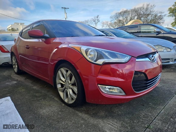 2015 Hyundai Veloster with VIN KMHTC6AD0FU238274, listed as a Copart auction lot 82464584 with 14,312 mi miles and Clean Title. Bid and sale history available at carsss.com. Image 1.