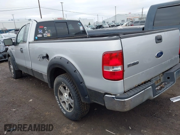 2005 Ford F-150 XL with VIN 1FTRF12W85NC00664, listed as a IAAI auction lot 42046282 with 167,105 mi miles. Bid and sale history available at carsss.com. Image 3.