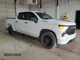 2023 Chevrolet Silverado 1500 Custom with VIN 1GCPDBEK8PZ122670, listed as a Copart auction lot 48259635 with 50,219 mi miles and Clean Title. Bid and sale history available at DreamBid. Image 4.