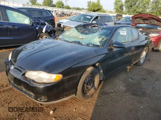 2002 Chevrolet Monte Carlo LS with VIN 2G1WW12E129172000, listed as a Copart auction lot 63665684 with 0 mi miles and Non Repairable. Bid and sale history available at carsss.com. Image 1.