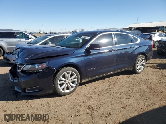 2017 Chevrolet Impala LT with VIN 2G1105SA3H9154543, listed as a Copart auction lot 47993825 with 205,339 mi miles and Salvage Title. Bid and sale history available at DreamBid. Image 1.