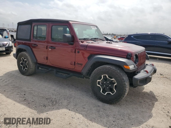 2022 Jeep Wrangler Unlimited Sport with VIN 1C4HJXDG0NW100216, listed as a Copart auction lot 47610405 with 18,324 mi miles and Clean Title. Bid and sale history available at DreamBid. Image 4.