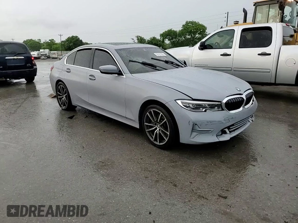 2021 BMW 3 Series 330i xDrive with VIN 3MW5R7J01M8B49397, listed as a Copart auction lot 55161355 with Not provided miles and Salvage title. Bid and sale history available at DreamBid. Image 13.