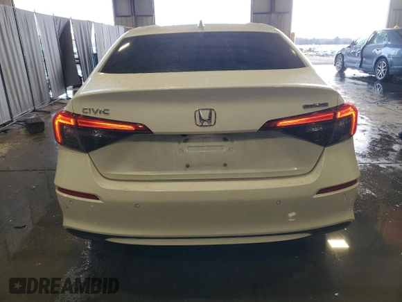 2024 Honda Civic Sedan Touring with VIN 2HGFE1F91RH327492, listed as a Copart auction lot 89207475 with 43,663 mi miles and Salvage Title. Bid and sale history available at carsss.com. Image 6.