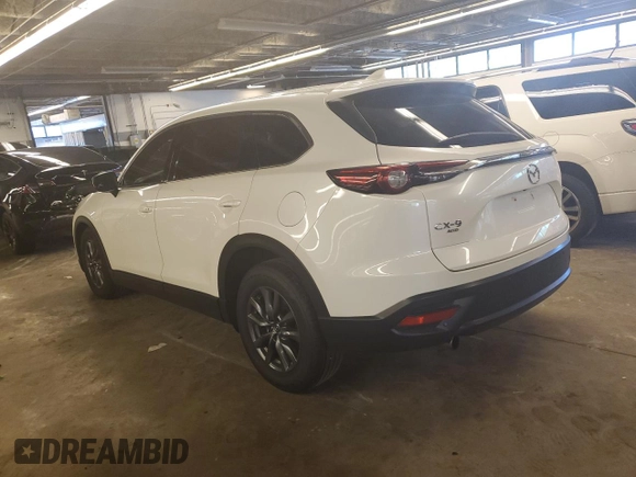 2020 Mazda CX-9 Touring with VIN JM3TCBCY7L0423428, listed as a Copart auction lot 57637204 with 38,265 mi miles and Salvage Title. Bid and sale history available at carsss.com. Image 2.