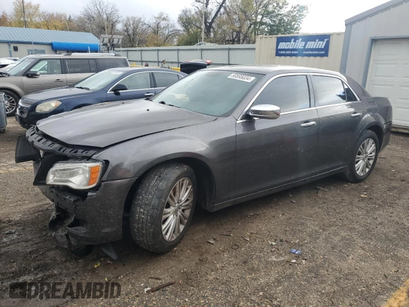 2013 Chrysler 300 with VIN 2C3CCAKT5DH686527, listed as a Copart auction lot 80895034 with 128,703 mi miles and Salvage Title. Bid and sale history available at carsss.com. Image 1.