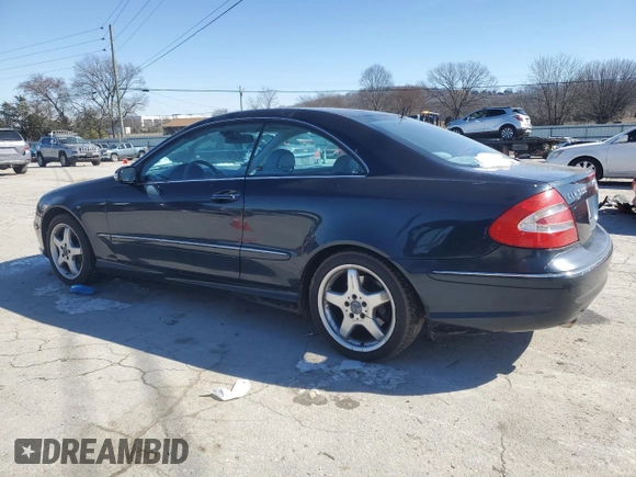 2004 Mercedes-Benz CLK 500 with VIN WDBTJ75J74F107438, listed as a Copart auction lot 46294475 with 149,566 mi miles and Clean title. Bid and sale history available at DreamBid. Image 2.