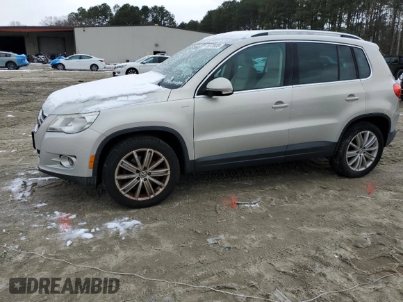 2010 Volkswagen Tiguan with VIN WVGAV9AX7AW514556, listed as a Copart auction lot 45373655 with 94,751 mi miles and Salvage Title. Bid and sale history available at DreamBid. Image 1.
