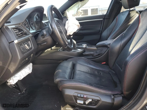 2017 BMW 4 Series 440i xDrive with VIN WBA4E5C30HG189559, listed as a Copart auction lot 81781494 with 0 mi miles and Salvage Title. Bid and sale history available at carsss.com. Image 7.