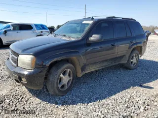 2008 Chevrolet TrailBlazer LT w/1LT with VIN 1GNDS13S982151425, listed as a Copart auction lot 46952385 with 181,727 mi miles and Salvage Title. Bid and sale history available at carsss.com. Image 1.