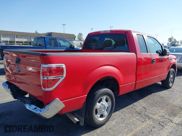 2010 Ford F-150 XL with VIN 1FTEX1C85AKB46148, listed as a IAAI auction lot 42003004 with 216,542 mi miles. Bid and sale history available at carsss.com. Image 4.