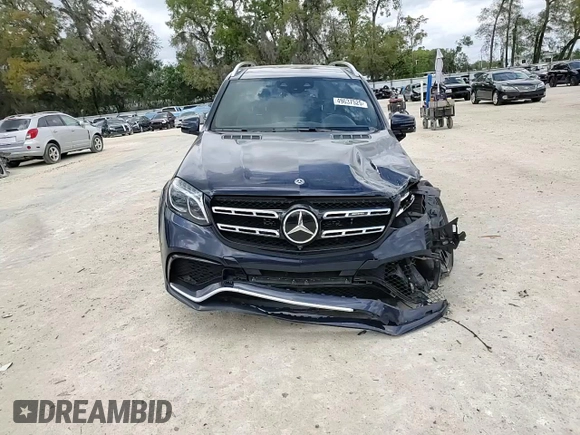 2019 Mercedes-Benz GLS 63 AMG with VIN 4JGDF7FE6KB221892, listed as a Copart auction lot 49637525 with 69,852 mi miles and Salvage title. Bid and sale history available at DreamBid. Image 12.